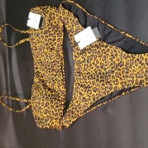 Kendall & Kylie leopard print bikini, sizes medium and XL